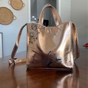Disney Store Sleeping Beauty 60th anniversary Rose Gold Bag